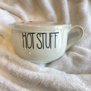 Ceramic Soup Bowl With Plastic Lid Large Modern Farmhouse